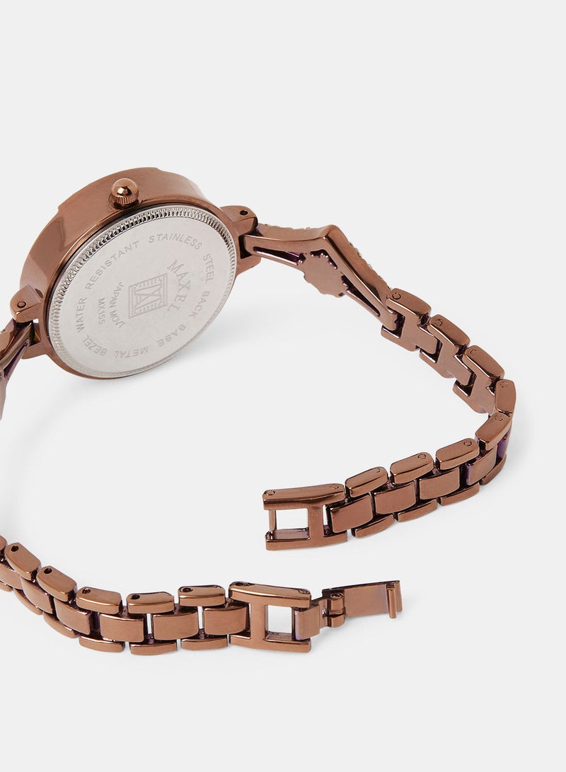 Maxel Women's Fashion And Elegant Waterproof Analog Wrist Watches MX275 - 28mm - Image 3