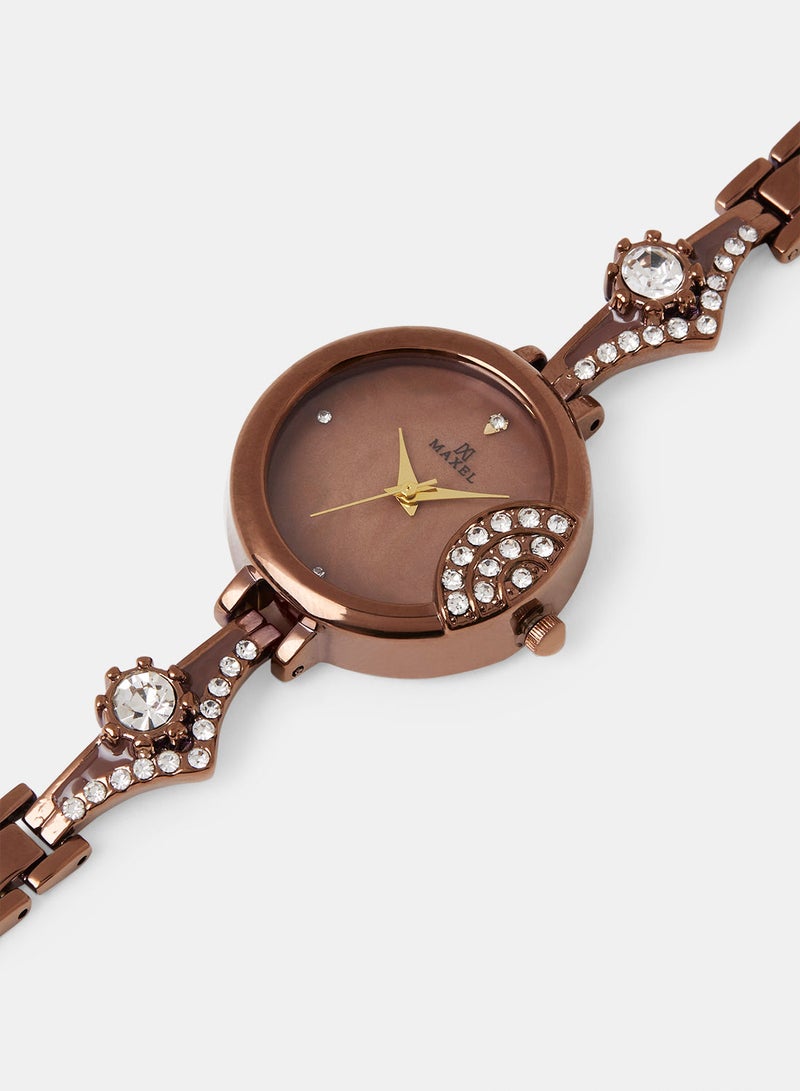 Maxel Women's Fashion And Elegant Waterproof Analog Wrist Watches MX275 - 28mm - Image 2