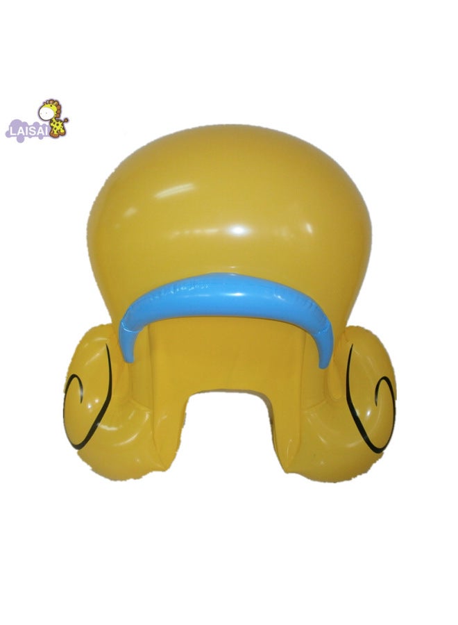 Children's Interactive Inflatable Toy Stage Simulation Inflatable Props Cap Pvc Inflatable Sign Ring-Color:Color Mixing - Image 4