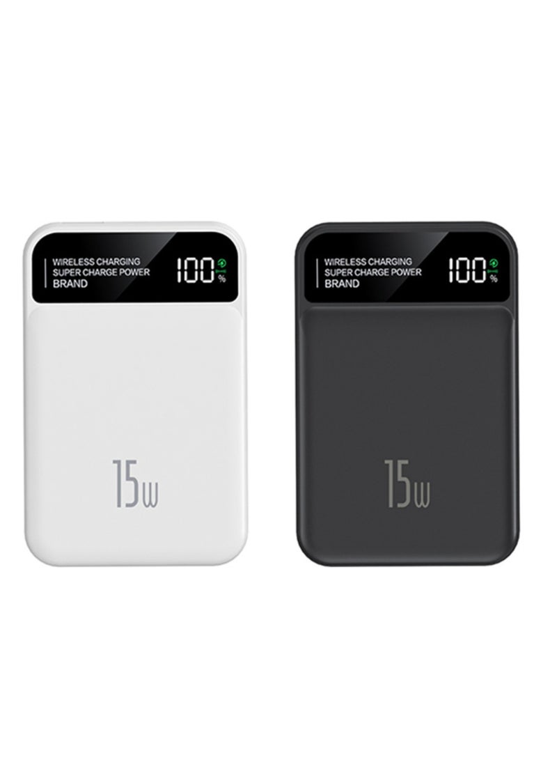 xinzhen PBP181 mini 10000mAh Wireless Power Bank, 22.5W Fast Charging with LED Display & Magnetic Feature Purple  - Image 2