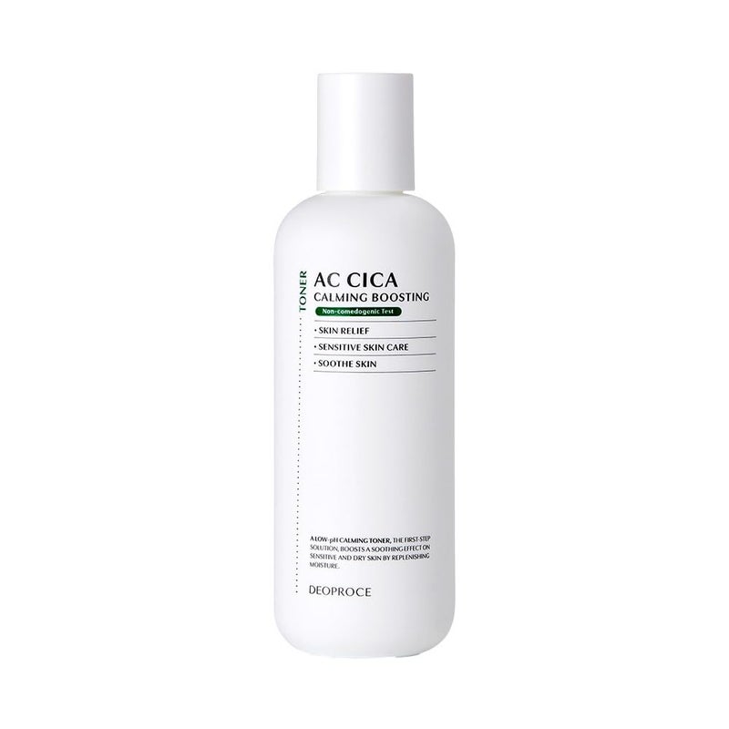 DEOPROCE Deoproce AC Cica Calming Boosting Essence Lotion 150 ml Korean Skincare Moisturizing Soothing Centella Asiatica Extract White Rice Flower Extract 