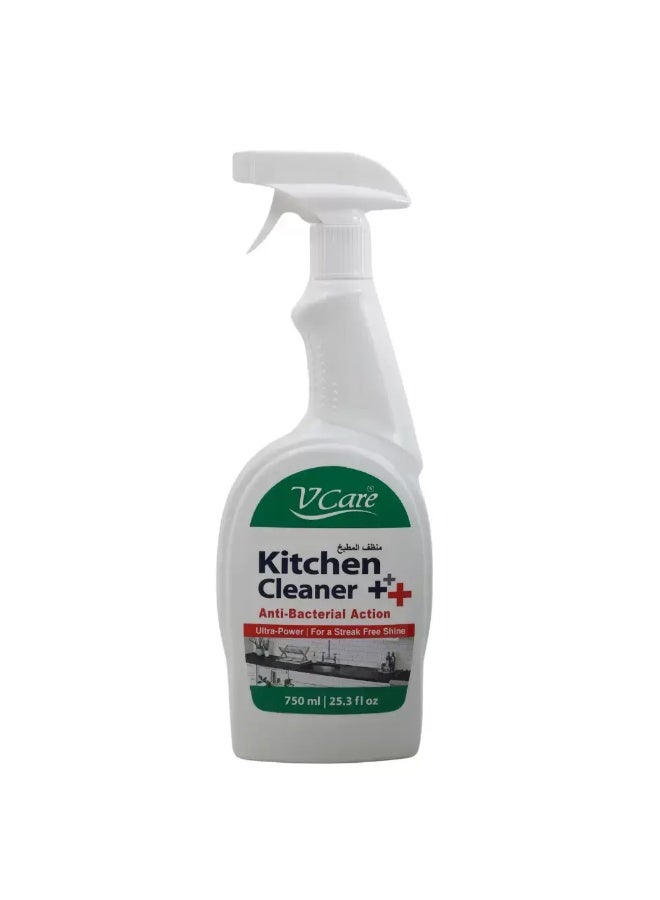 Vcare Kitchen Cleaner Anti-Bacterial Action Ultra-Power - 750ml - Image 1
