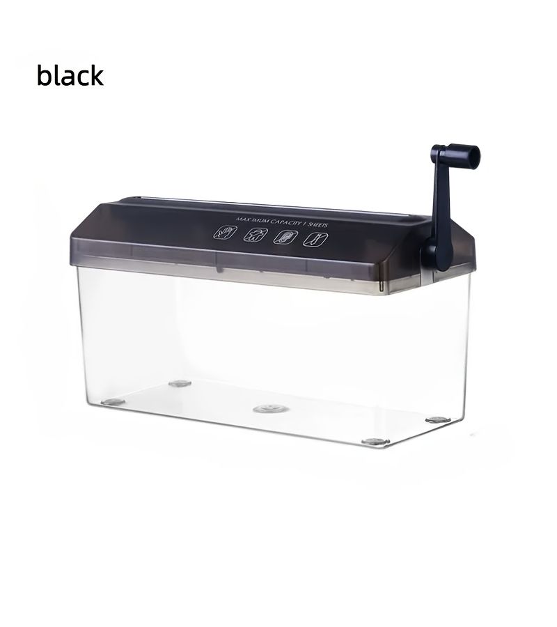 A4 Large Desktop Paper Cutter Non Electric Shredder Blue For Home Office Documents Notes Bills Photos - Image 5