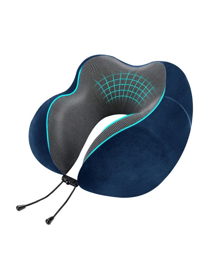 GREELI Premium Memory Foam Luxury Travel Neck Rest Pillow with Super Soft Removable Cover, Multipurpose Comfortable Travel Pillow for Men and Women, Standard - Image 1