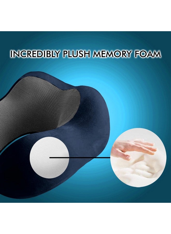 GREELI Premium Memory Foam Luxury Travel Neck Rest Pillow with Super Soft Removable Cover, Multipurpose Comfortable Travel Pillow for Men and Women, Standard - Image 4