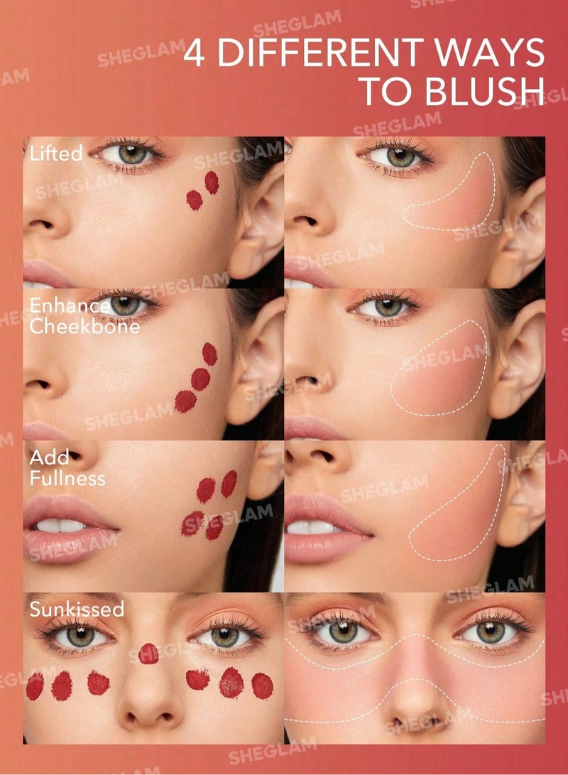 SHEGLAM Color Bloom Liquid Blush Hush Hush - Image 5
