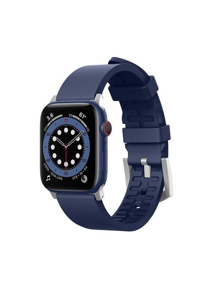 Elago Smart Watch Strap 40mm / Comfortable fit and lightweight / Easy installation / Sweat Resistant - Dark Blue - Image 1