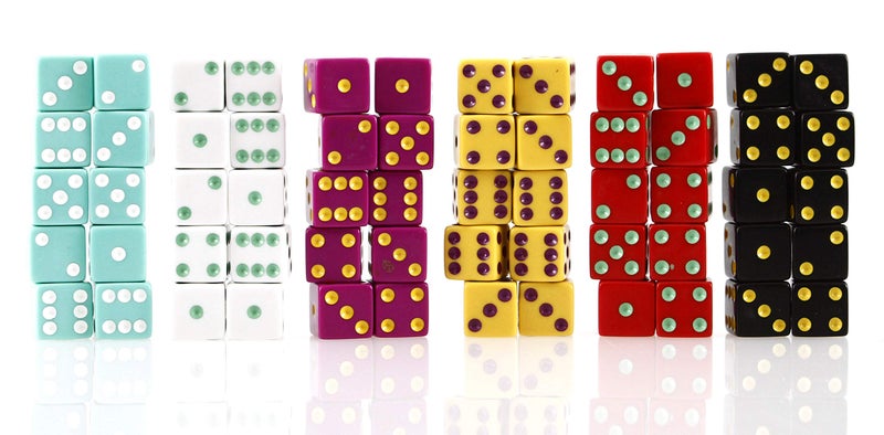 TENZI Party Pack Dice Game Bundle with 77 Ways to Play A Fun, Fast Frenzy for The Whole Family - 6 Sets of 10 Colored Dice - Colors May Vary - Image 5
