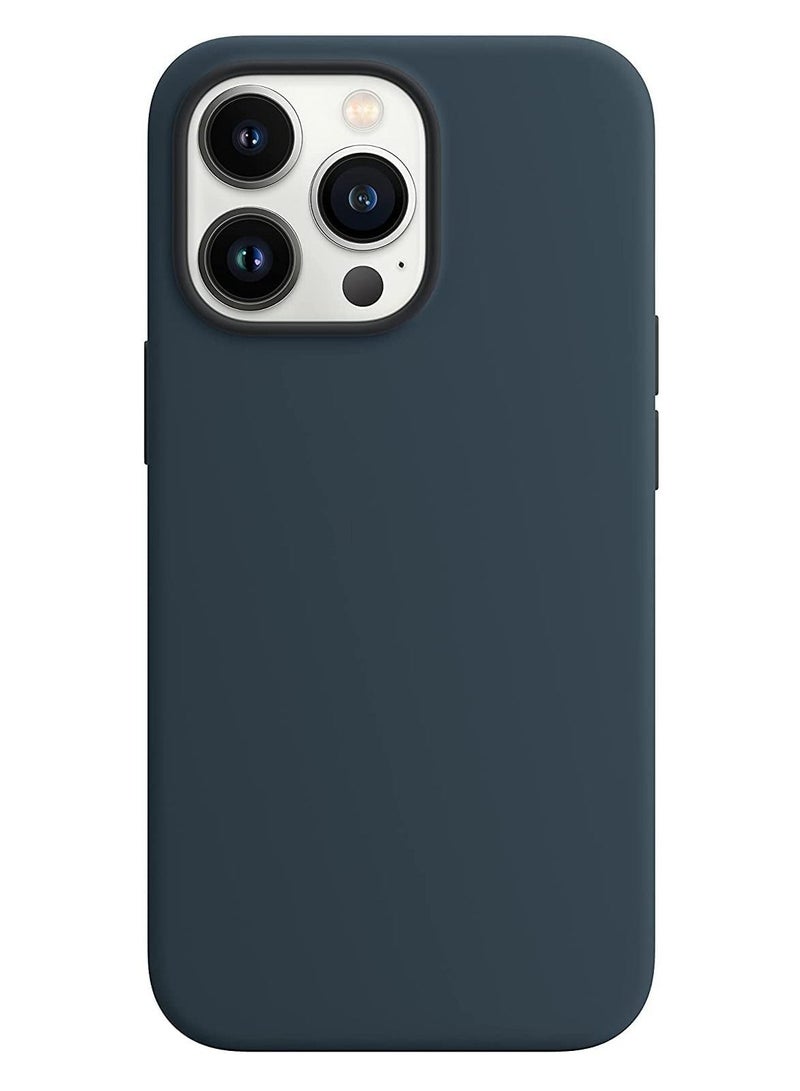 غطاء آيفون 13 برو، غطاء سيليكون ناعم مقاوم للخدوش والصدمات - Image 1