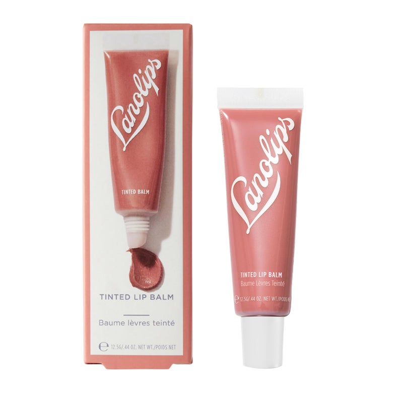 Lanolips Tinted Lip Balm - Moisturizing, Color-Tinted Balm with Lanolin & Vitamin E for Dull, Dry, Cracked Lips, Perfect Nude (12.5g / 0.44oz) - Image 1