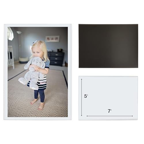 Magtech Magnetic Photo Pocket Picture Frame, White, Holds 5 x 7 Inches Photos, 10 Pack, Made in the USA (15710) - Image 3