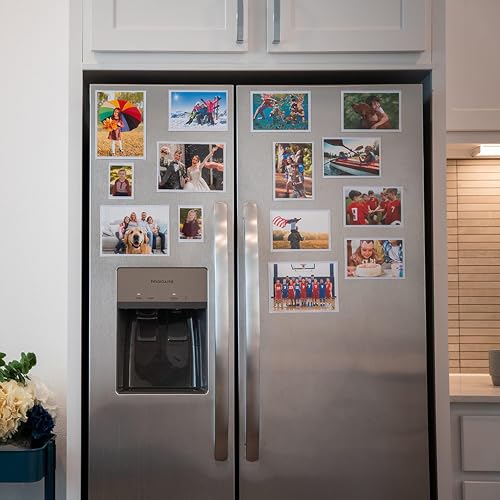 Magtech Magnetic Photo Pocket Picture Frame, White, Holds 5 x 7 Inches Photos, 10 Pack, Made in the USA (15710) - Image 5