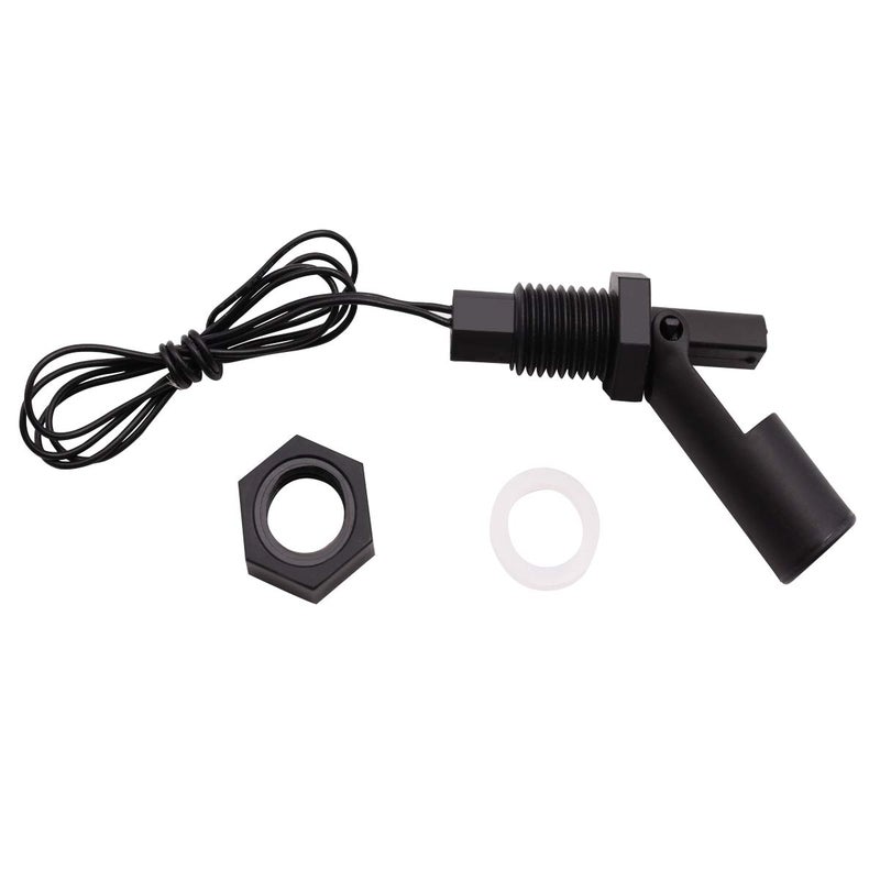 mxuteuk 2 Pcs Side Mounted Horizontal Liquid Float Switch Water Level Sensor Black for Aquariums Tank DPL-1-BK - Image 3