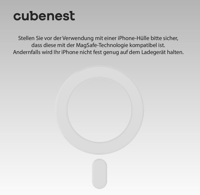 Cubenest E310 3-1 Wireless Foldable Charger - White- - Image 5