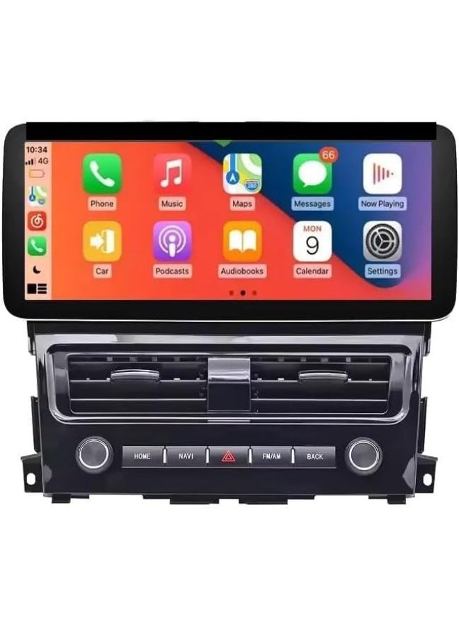 شاشة ستيريو للسيارة نيسان ألتيما 12.3 بوصة بنظام أندرويد، موديلات 2013-2018، تدعم نظامي كاربلاي وأندرويد أوتو اللاسلكيين (4 جيجابايت + 32 جيجابايت) - Image 1