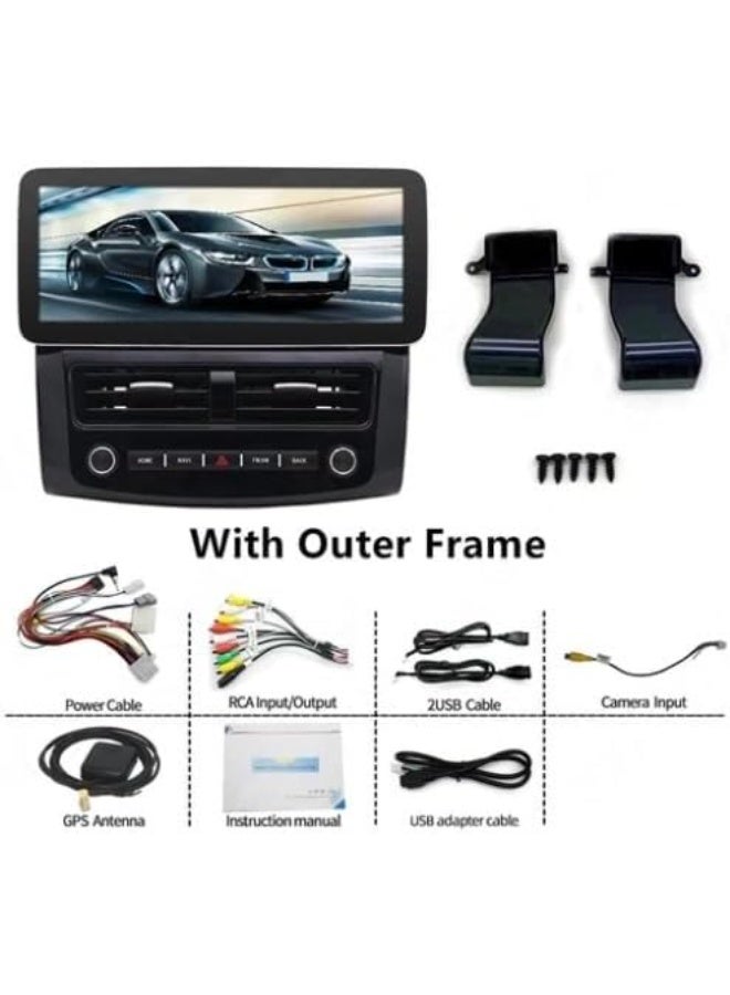 شاشة ستيريو للسيارة نيسان ألتيما 12.3 بوصة بنظام أندرويد، موديلات 2013-2018، تدعم نظامي كاربلاي وأندرويد أوتو اللاسلكيين (4 جيجابايت + 32 جيجابايت) - Image 2