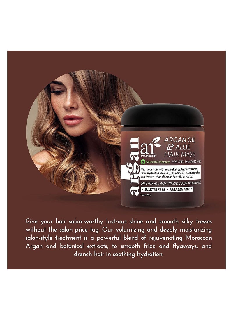 Argan Oil & Aloe Hair Mask - 226 g