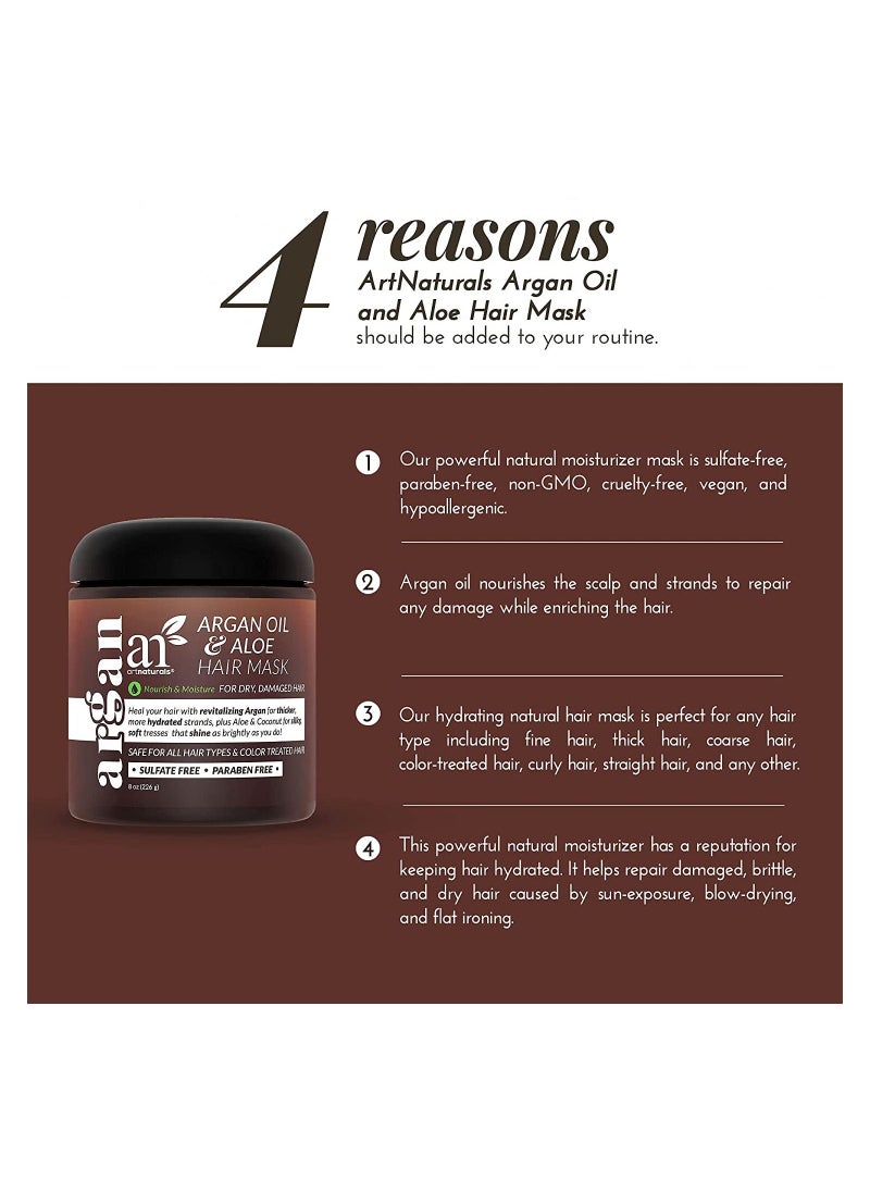 Argan Oil & Aloe Hair Mask - 226 g