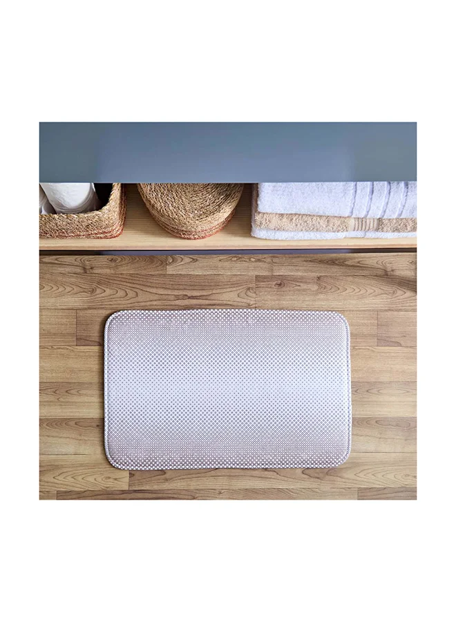 Home Box Aurora Dela Foam Printed Bath Mat 75 x 45 cm