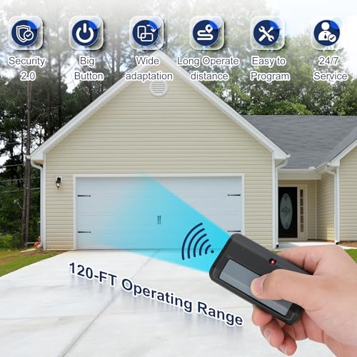 Werhoo 891LM for Chamberlain liftmaster Craftsman Garage Door Opener Remote Keypad, with Yellow, Purple, Green, Red/Orange Learn Button, 877max G940EV-P2 CMXZDCG440 971LM 371LM 893lm 373lm 973lm - Image 4