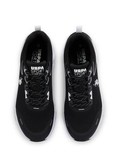 U.S. Polo Assn. Men's Black Low-Top Sneakers - Lightweight Lace-Up Design, Comfortable for Everyday Outfits  - Image 4