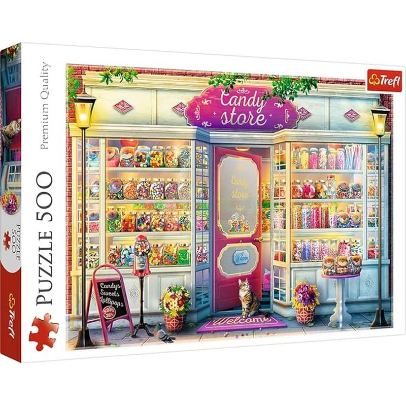 Trefl - The Candy Store 500 Pieces - 37407 - Image 1