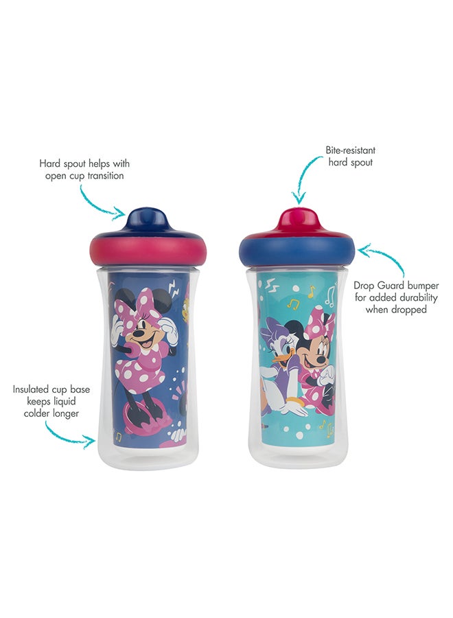 The First Years Disney Minnie Insulated Sippy Cups | 2 Pack | Spill-Proof | BPA-Free | Keeps Drinks Cool - Image 4