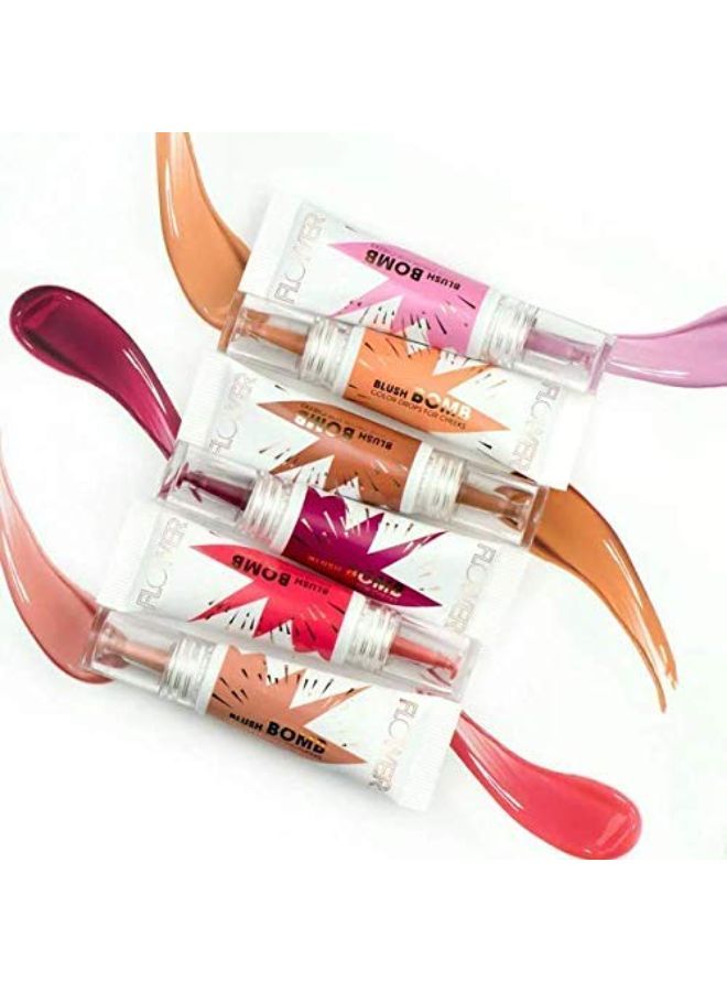 Flower Beauty Blush Bomb Color Drops For Cheeks | Liquid Gel Cream Blusher Makeup | Multiple Beauty Awards | Lightweight Radiance (Nectar) - Image 5