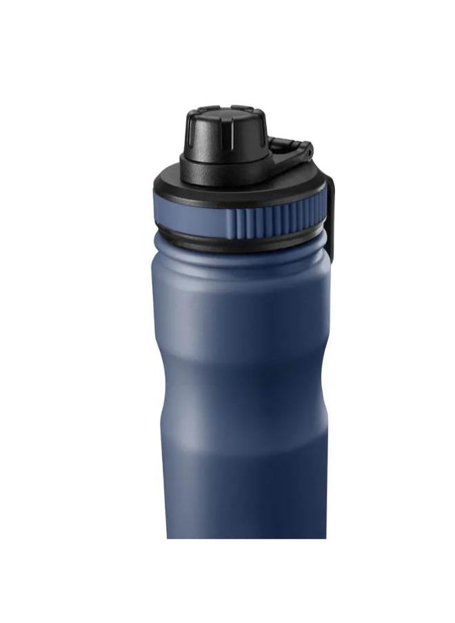 Tank Stainless Steel Water Bottle 650mL, Up to 12Hrs Cold, Navy blue