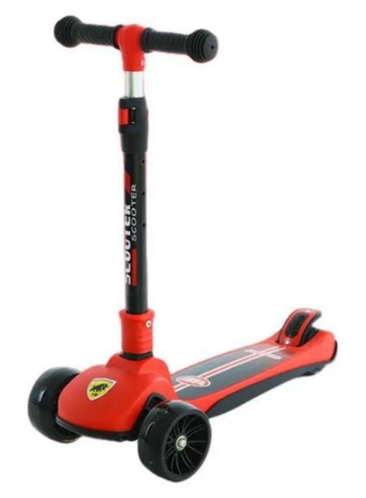 3 Wheels Kids Scooter for Boys Girls Ages 3-12 Years Old with Adjustable Height Flashing LED Lights Folding Kick Scooter CODE / 109 - Image 1