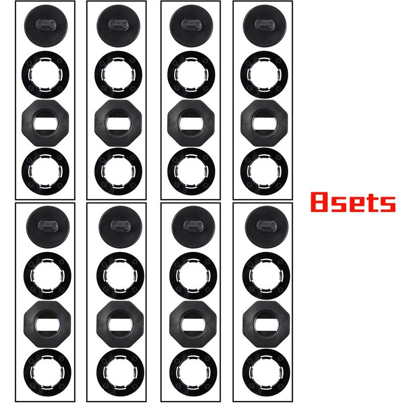 OTUAYAUTO 8PCS Car Floor Mat Clips - for Double Layer Mat - Universal Automotive Carpet Clips Holder Clamps - Image 5