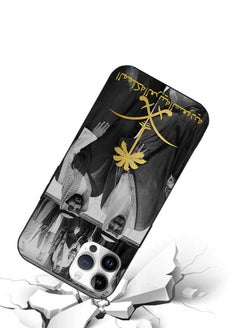 Okteq TPU Protection and Hybrid Rigid Clear Back Cover Case King Salman and His Son for Apple iPhone 14 Pro Max  - Image 3