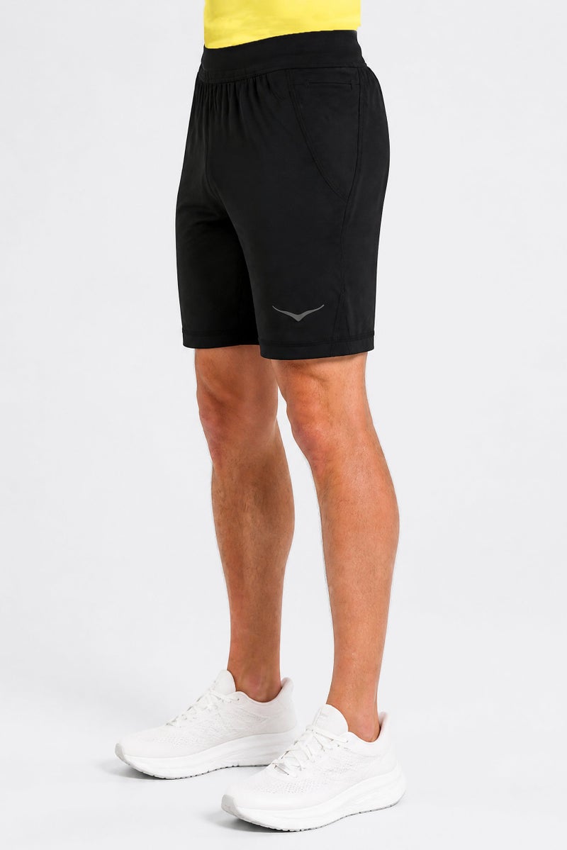 Hoka Men Sportswear Fit Training Shorts, Black - Image 4