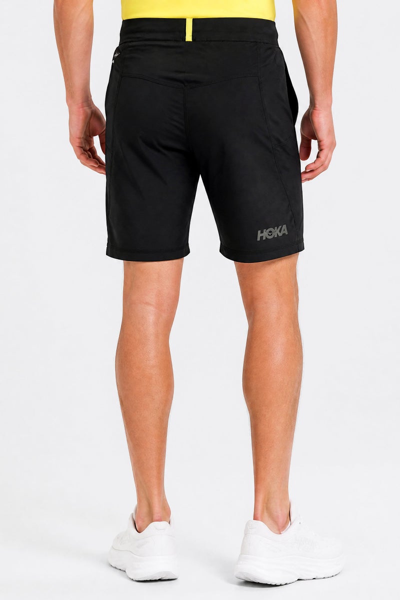 Hoka Men Sportswear Fit Training Shorts, Black - Image 5