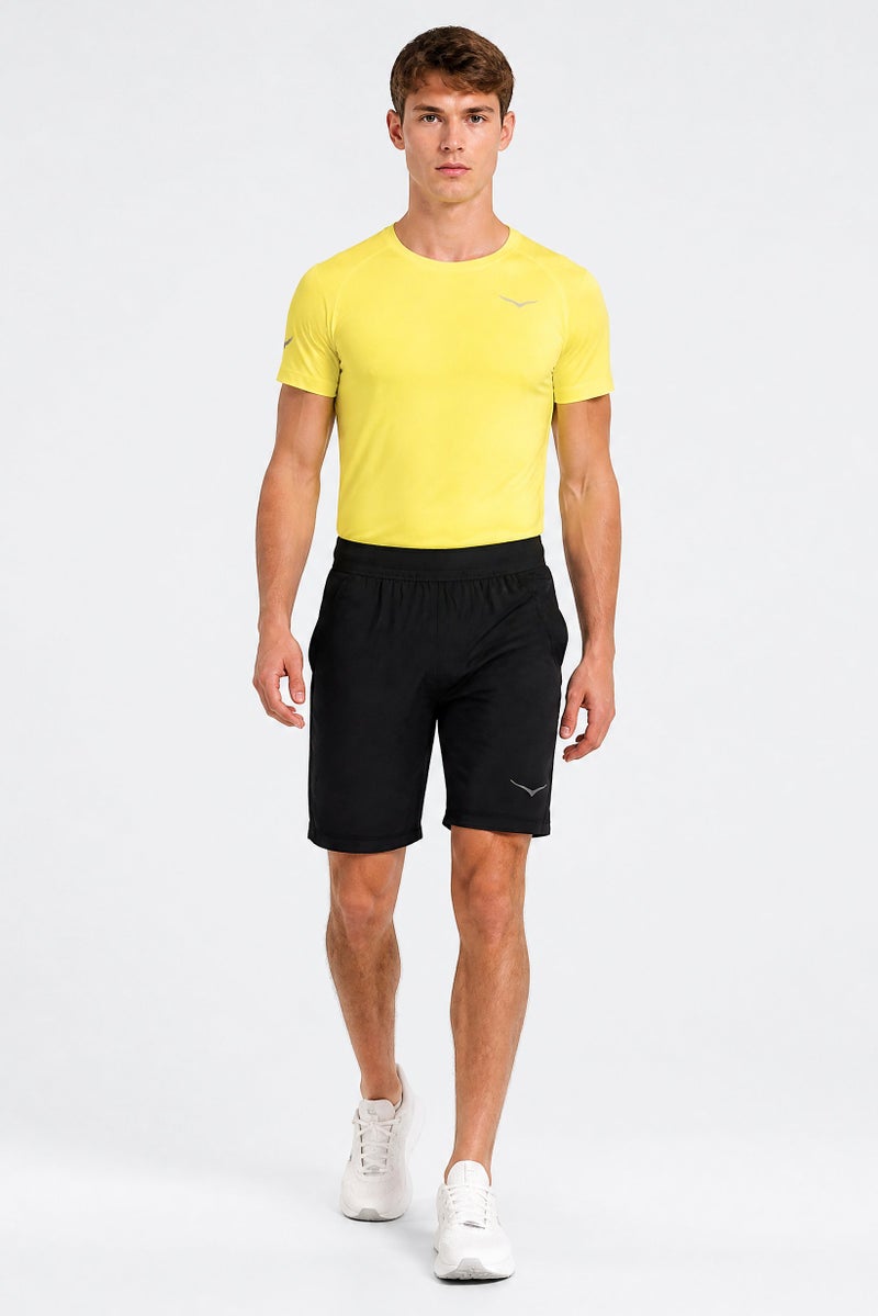 Hoka Men Sportswear Fit Training Shorts, Black - Image 2