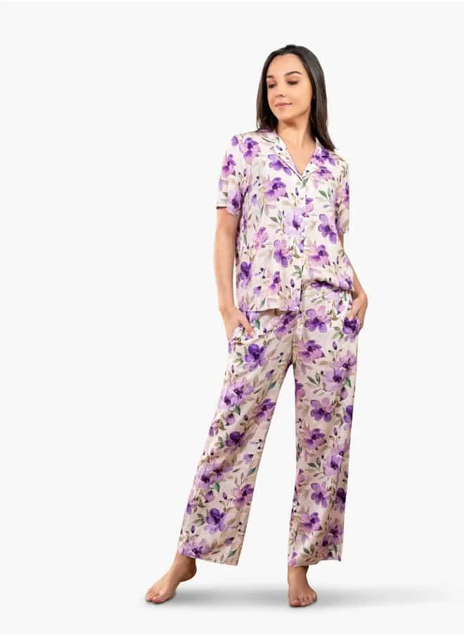 Aadaraya Ss Classic Long Pj Set For Female