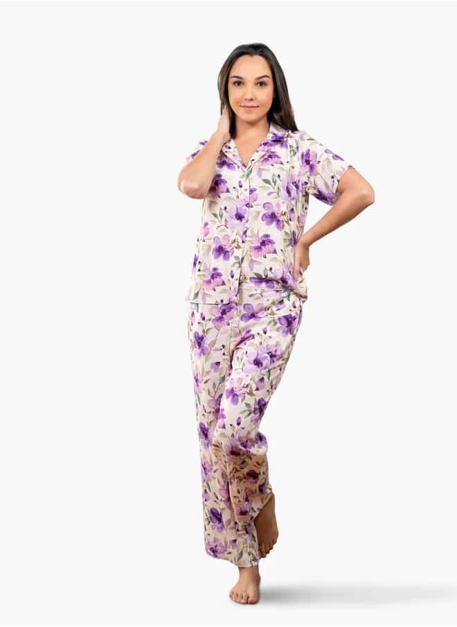 Aadaraya Ss Classic Long Pj Set For Female