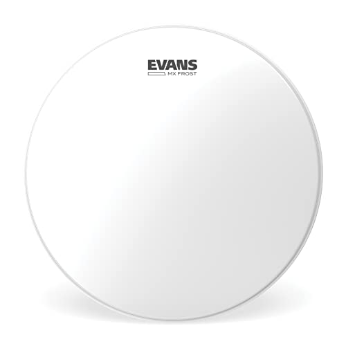 Evans MX Frost Marching Tenor Drum Head, 6 Inch - Image 1