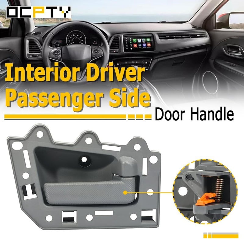 OCPTY Interior Door Handles Replacement for 2005-2011 Jeep Grand Cherokee - Gray (4pcs) - Image 2