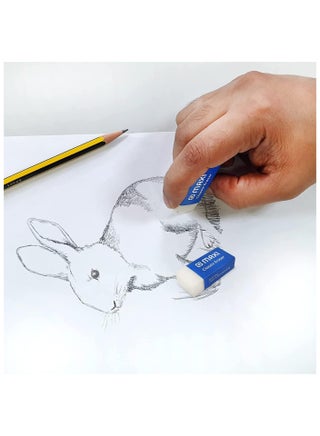 25-Piece Dust Free Eraser In Plastic Jar - view 3