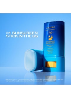 Shiseido Shiseido Clear Sunscreen Stick SPF 50+ - Pack of 2 - Invisible Broad-Spectrum Face Sunscreen - Wear Under & Over Makeup - Lightweight Formula - All Skin Types  - Image 2