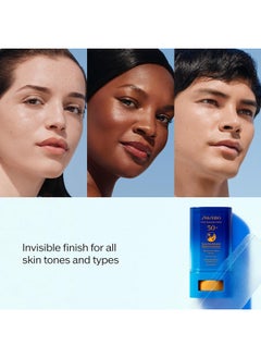 Shiseido Shiseido Clear Sunscreen Stick SPF 50+ - Pack of 2 - Invisible Broad-Spectrum Face Sunscreen - Wear Under & Over Makeup - Lightweight Formula - All Skin Types  - Image 4