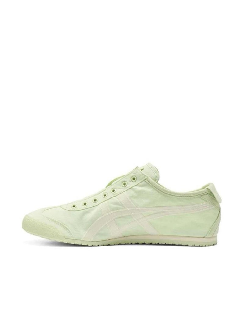 Onitsuka Tiger Men and Women MEXICO 66 Slip-On Canvas Casual Athlesiure Shoes Light Green  - Image 1