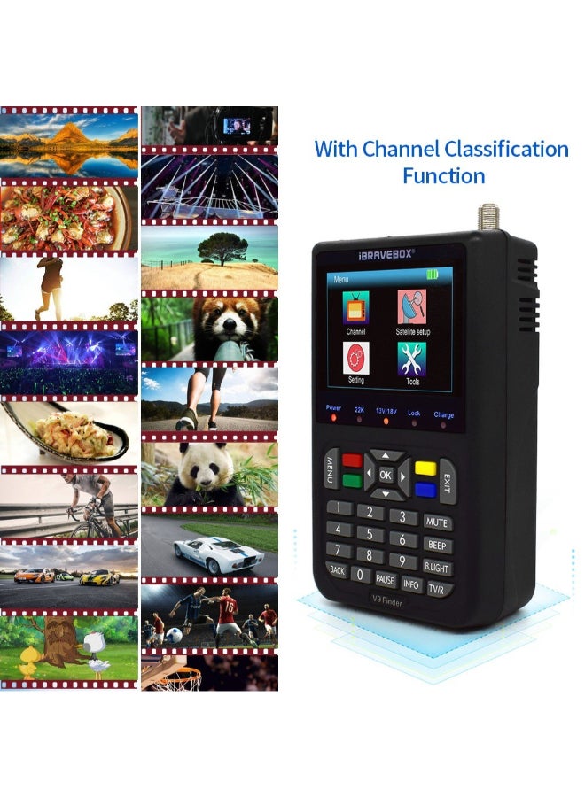 V9 Finder Digital Satellite Finder Black 6.10 x 3.74 x 1.77inch - Image 4