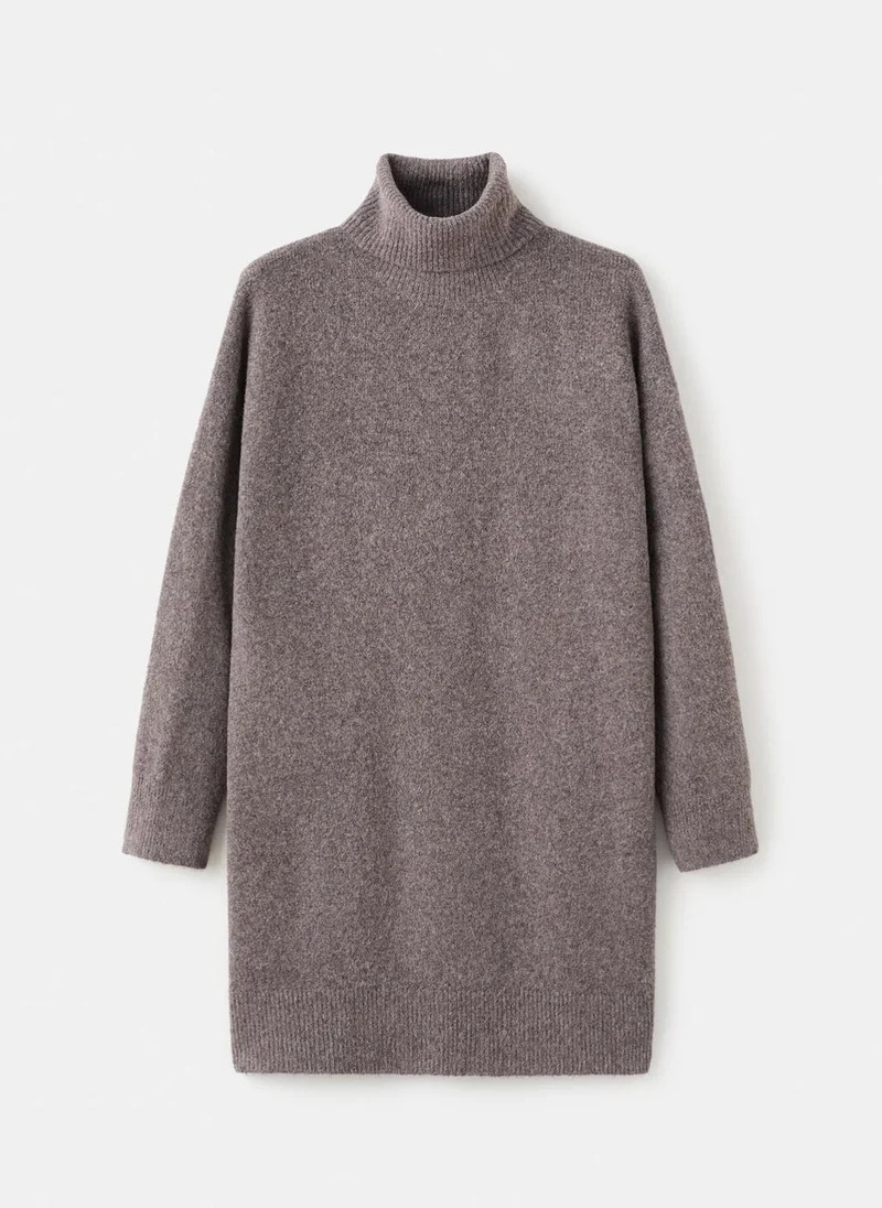Mango  Knitted turtleneck dress for Women | Best Price UAE