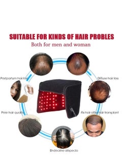 Generic Hair Growth Hat  Red Light Therapy for Body Pain Relief  Promotes Hair Regrowth for Hair Loss Prevent Hair Loss Treatments Hat for Men And Women  - Image 3