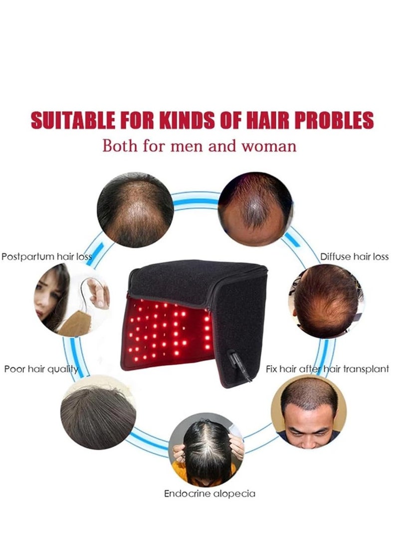 Generic Hair Growth Hat  Red Light Therapy for Body Pain Relief  Promotes Hair Regrowth for Hair Loss Prevent Hair Loss Treatments Hat for Men And Women  - Image 3