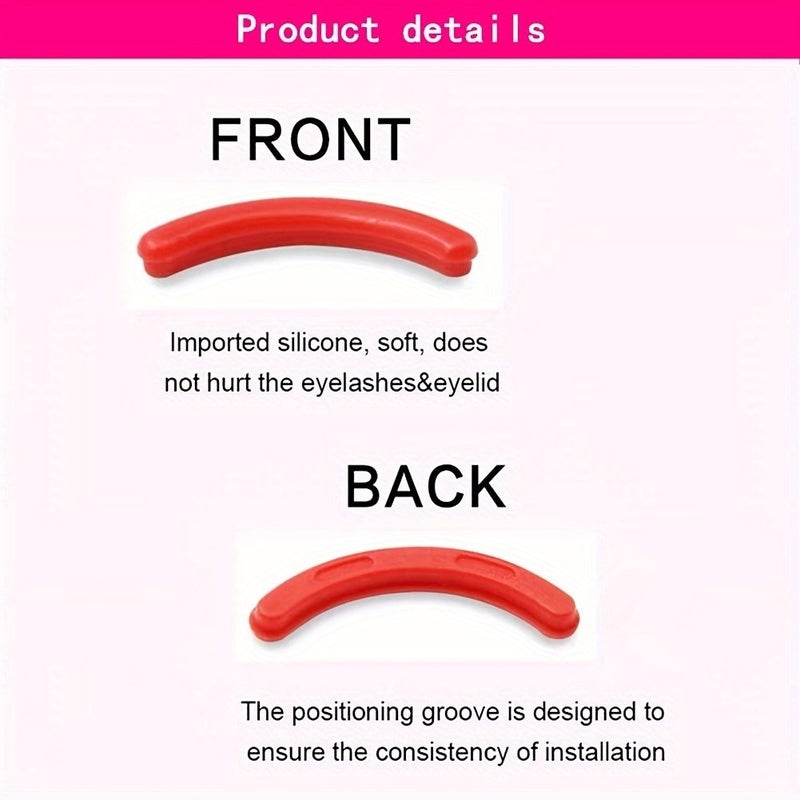 Eyelash Curler Set: Easy to Use, Perfect for Thanksgiving and Christmas Gifts - Long-Lasting Curling Effect, Wide Opening, Stainless Steel with Black Pad - Professional Makeup Tool - Image 2