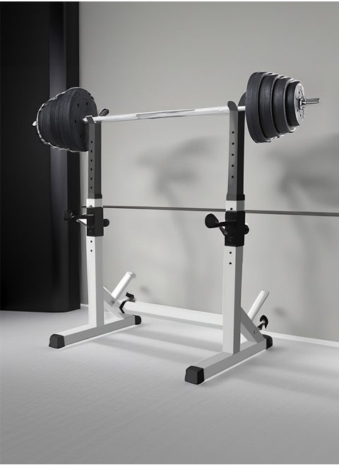 Adjustable Fitness Squat Frame Heavy Barbell Rack Strength Training Home Gym Equipment