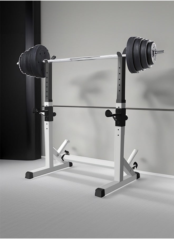 Adjustable Fitness Squat Frame Heavy Barbell Rack Strength Training Home Gym Equipment